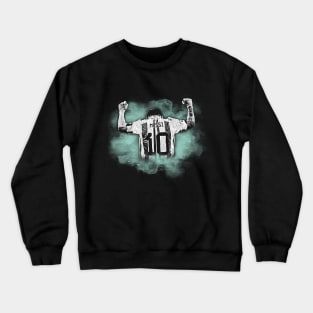 messi watercolor mint green Crewneck Sweatshirt